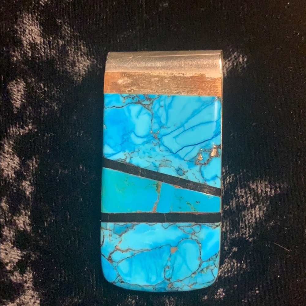 Turquoise money Clip